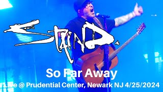 Staind  So Far Away LIVE  WDHA Rock the Rock Prudential Center Newark NJ 4252024 [upl. by Oicanata]