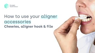 Aligner removal tool chewies and file  How to use them [upl. by Hoppe]