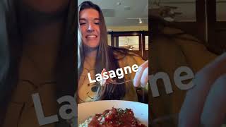 Food review Lasagne 810 delish foodreview food restaurantreview pasta [upl. by Sleinad]