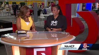 NAACP Boston Branch president discusses National Convention [upl. by Luoar]