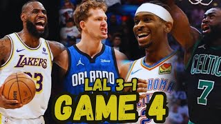 🏀LAL BEAT DEN  ORL VS CAVS  OKC VS PEL  BOS VS HEAT game recap April 29 2024 nba [upl. by Anahsed472]