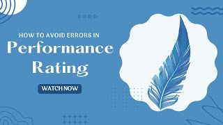 Avoid Errors in Performance Rating [upl. by Jasper276]