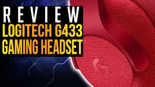 Logitech G433 REVIEW  GAMING HEADSET 71 Surround Sound PC XBOX ONE PS4 [upl. by Traver]