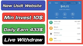 SANJINUSDT  New Latest High Profitable USDT Money Making Platform  Best Way To Make Money Online [upl. by Bills286]