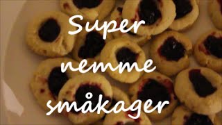 Sådan laver du Super nemme småkager [upl. by Silma]