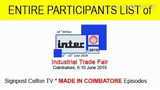 INTEC 2019 Entire Participants List  MADE IN COIMBATORE  Episode 1 [upl. by Koenraad]