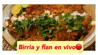 Solecito story cocina is live 🔴 En la cosinada 👩🏻‍🍳 Birria de Rez y flan de postre 🍮 [upl. by Assed]