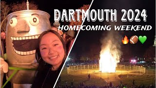 Dartmouth 2024 Homecoming Vlog  Bonfire amp Football [upl. by Ordisi]