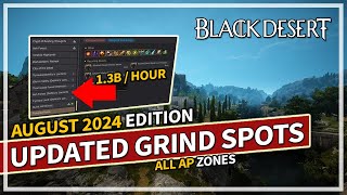 Important Grind Spots for Silver amp EXP for ALL AP Levels  August 2024 Edition  Black Desert [upl. by Lorianna]