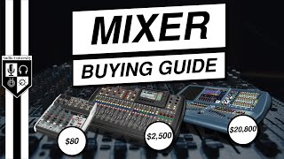 Audio Mixer Buying Guide  A Checklist Before You Buy [upl. by Terryn]