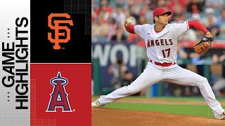 Giants vs Angels Game Highlights 8923  MLB Highlights [upl. by Enael803]