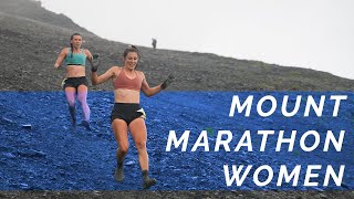 2021 Mount Marathon Women’s Race Alaska Mountain Running [upl. by Cahan]