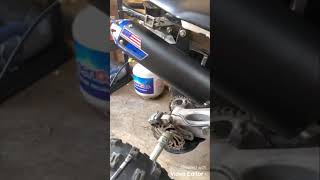 Rossier exhaust on 2020 yfz450r [upl. by Filmore]