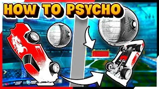 How to Psycho  Training Pack  Rocket League Freestyle Tutorial [upl. by Odraode]