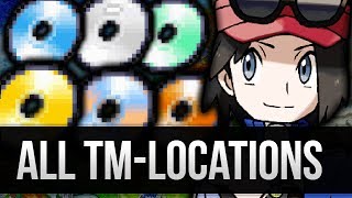 How amp Where to catchget  All TM Locations in Pokemon X and Y Full TM Location Guide [upl. by Kristel]