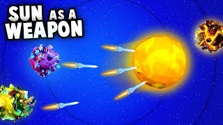 The ULTIMATE WEAPON  The SUN Destroys Planets Worbital Gameplay [upl. by Nahgiem]