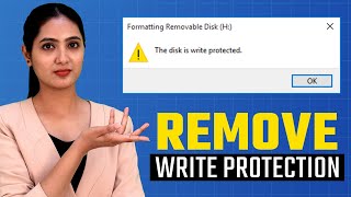 How To Fix quotThe disk is write protectedquot  Remove Write Protection From SD Card 2024 [upl. by Trubow]