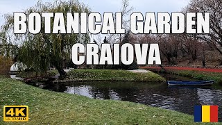 Explore the Botanical Garden in Craiova during winter  Romania  Winter Walk 2024  UHD 4K [upl. by Delogu]