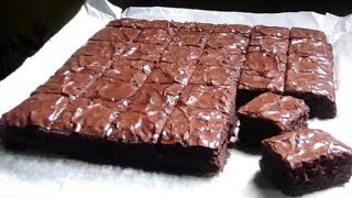 How to make Fudge Brownies from scratchI baked brownies without chocolateI make with Plain Flour [upl. by Noiroc]