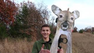 20 Yard Shot Using a Whitetail Stalker Decoy [upl. by Chrysa277]