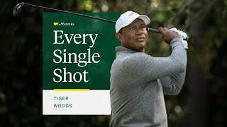 Tiger Woods Second Round  Every Single Shot  The Masters [upl. by Levine]