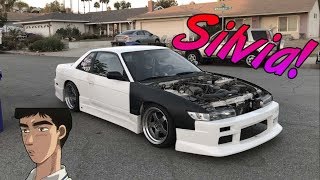 Silvia Front End Conversion on My 1991 240sx S13 Drift Car [upl. by Horwitz]