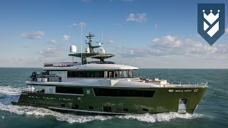 Cantiere delle Marche 111 Explorer Yacht Walk Through Video [upl. by Notyalk25]