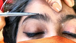 eyebrow threading for thick hairbhatiabijal eyebrow [upl. by Cymbre]