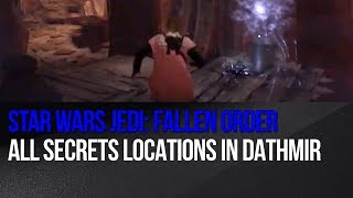 Star Wars Jedi Fallen Order  All Secrets Locations in Dathomir [upl. by Anilek]