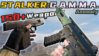 『STALKER GAMMA』150 Weapons Show 4K  Anomaly [upl. by Con376]