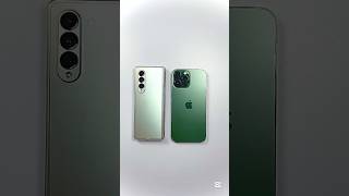 Samsung Z Fold 3 vs iPhone 13 Pro Max – BootUp Speed Test [upl. by Chan]