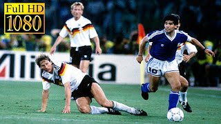 Argentina  Germany ● 1990 World Cup Final  Full highlight 1080p HD  Diego Maradona [upl. by Leksehcey298]