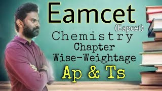 EamcetEapcet2024 Chemistry chapter wise weightage with100 syllabus [upl. by Vinay]