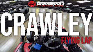 Flying Lap  TeamSport Karting Crawley [upl. by Loris657]