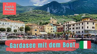 Gardasee  Riva del Garda  Limone Sul Garda  Malcesine 🇮🇹 mit dem Boot [upl. by Disario]