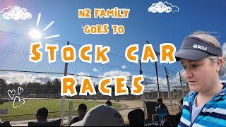 New Zealand Family Goes to Watch Stock Car Racing [upl. by Atinaj]