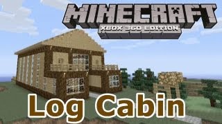 Minecraft House Tour quotLog Cabinquot [upl. by Froh]