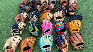 BASEBALL GLOVE COLLECTION 2023 SUMMER [upl. by Stodder]