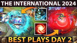 Best Plays of TI13 Playoffs Day 2  The International 2024 [upl. by Nauqe438]