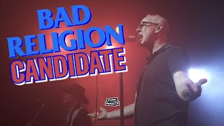 BAD RELIGION LIVE  CANDIDATE LIVE GARDEN AMP 2024  4K WITH LYRICS [upl. by Oznole]