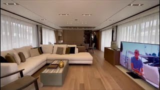 Ferretti Yacht 1000 ecco lammiraglia esposta al Salone Nautico di Venezia [upl. by Yecaw]