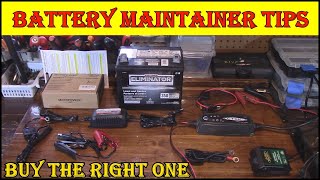 Battery Maintainers  Buying Tips  Watch Before You Buy The Wrong One  MOTOPOWER MP00205C [upl. by Assirrac]