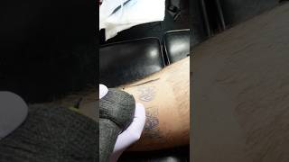 I messed up his tattoo 🤦🏻‍♂️ viralvideo funny comedy viralshorts fyp foryou tattoo shorts [upl. by Mazman127]