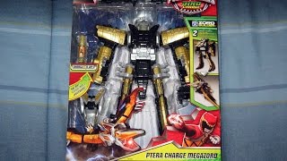 Review Power Ranger Dino Charge  Ptera Charge Megazord [upl. by Archibold]