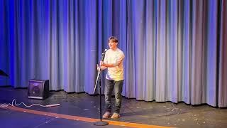 Nate Thomas  All of Me  2024 Talent Show [upl. by Ecnatsnok]