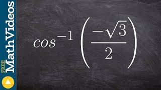 How to find the inverse of a trig value [upl. by Ahsinik]