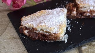 Crostata di pasta sfoglia con Nutella e mascarpone  Dolce veloce  Divertirsi in cucina [upl. by Ronel]