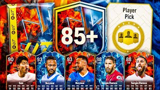 600K ICON PACKS amp 85 PLAYER PICKS 😱 FC 24 Ultimate Team [upl. by Oizirbaf]