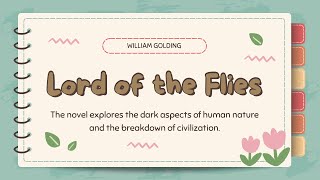 Lord of the flies by William Golding  Presentation Sumaiya Rahman  KNGC [upl. by Eicart]