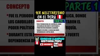 🇵🇪😱 ¿Primer Militarismo en el Perú 2 historia peru republica divertido [upl. by Rezzani]